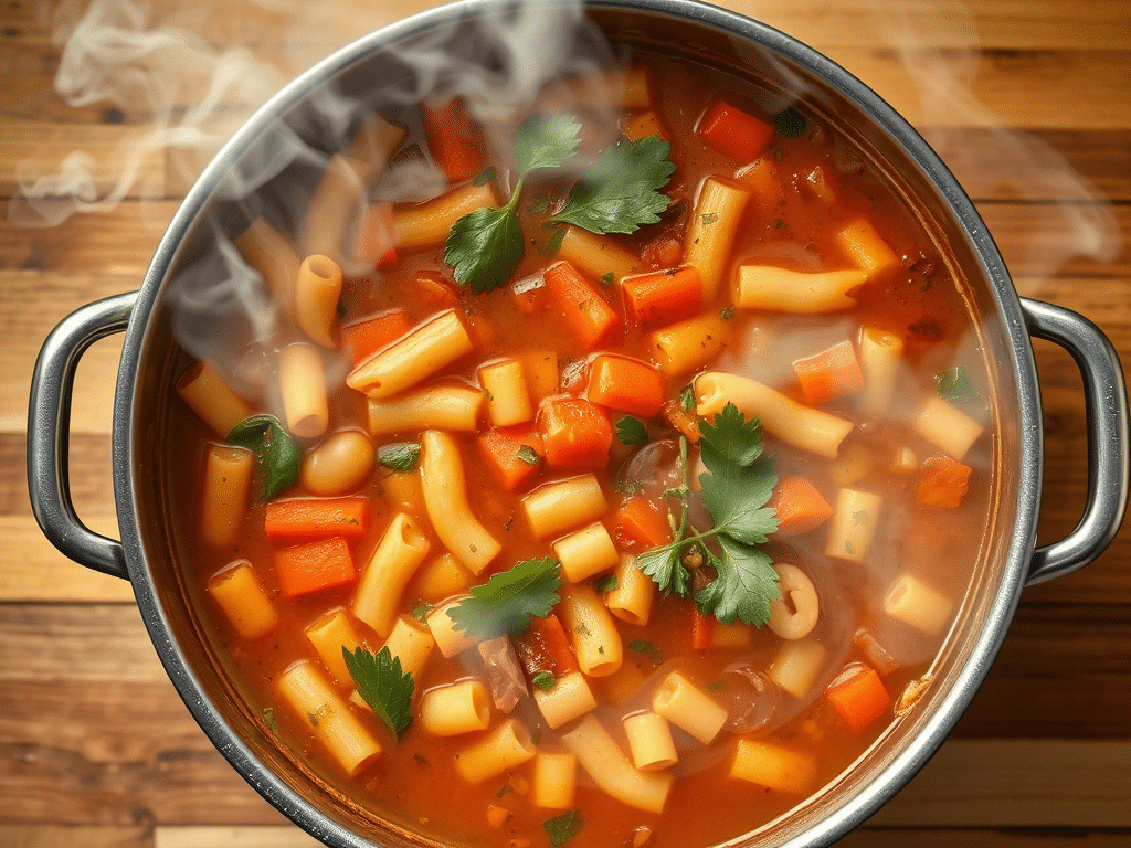 Parmesan Pasta Fagioli Soup