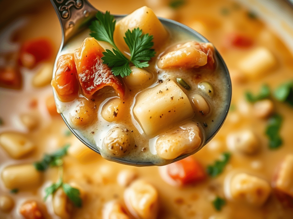 Parmesan Pasta Fagioli Soup