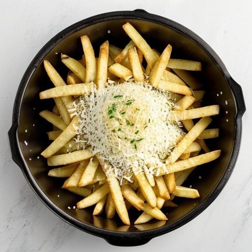 Air Fryer Garlic Parmesan French Fries